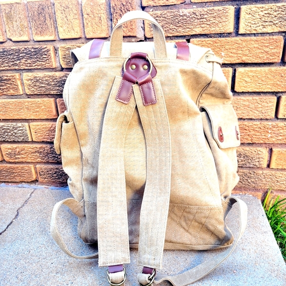 Java Monster Energy Java Backpack Canvas and Leather - Picture 7 of 13